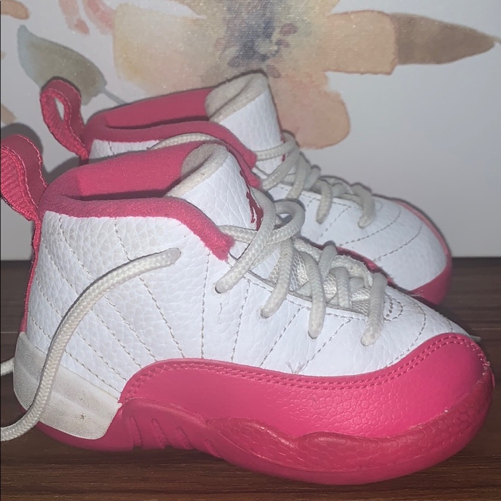 Retro Jordan 12 Pink & White